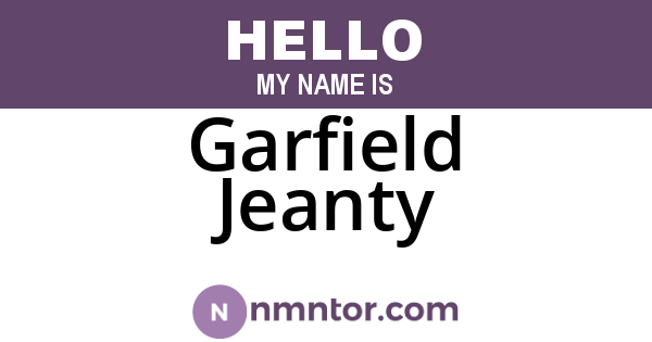 Garfield Jeanty