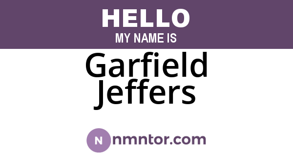 Garfield Jeffers