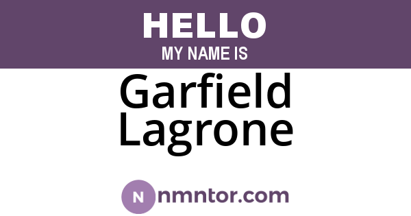 Garfield Lagrone