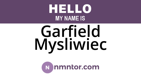 Garfield Mysliwiec