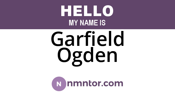 Garfield Ogden