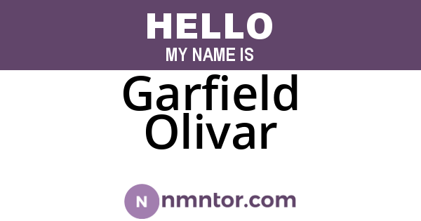 Garfield Olivar