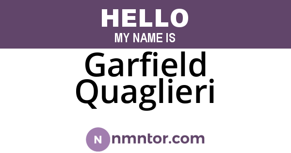 Garfield Quaglieri
