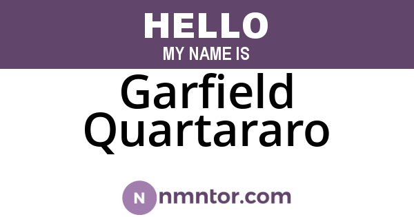 Garfield Quartararo