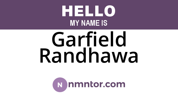 Garfield Randhawa