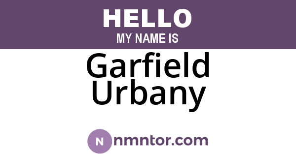 Garfield Urbany