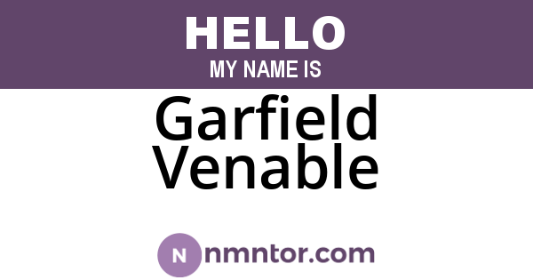 Garfield Venable