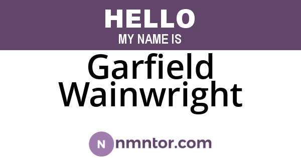Garfield Wainwright