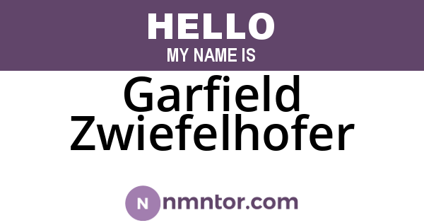 Garfield Zwiefelhofer