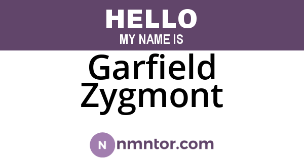 Garfield Zygmont