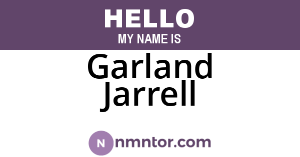 Garland Jarrell