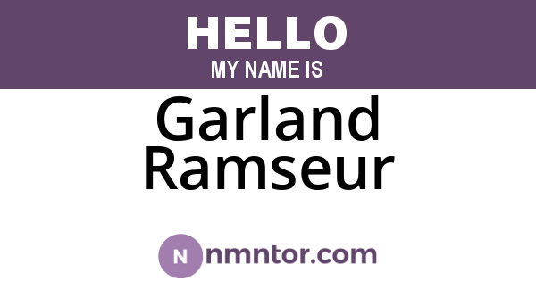 Garland Ramseur