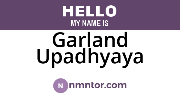 Garland Upadhyaya