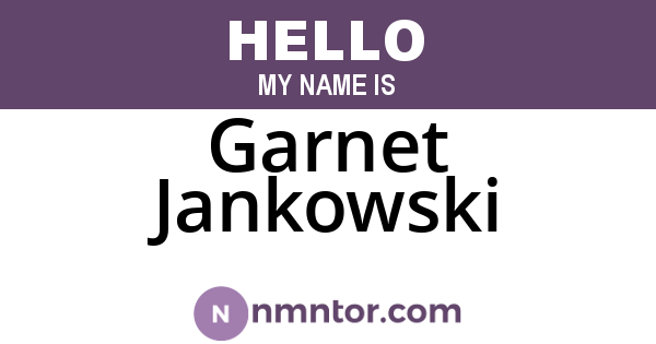 Garnet Jankowski