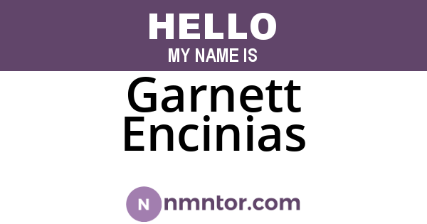 Garnett Encinias