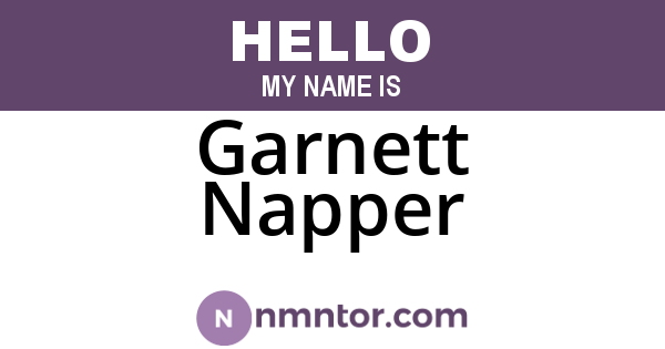 Garnett Napper