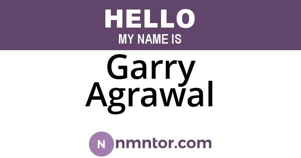 Garry Agrawal