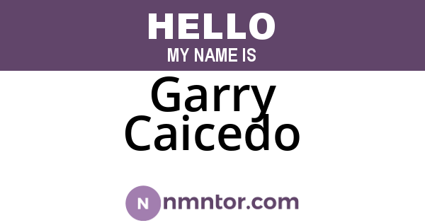 Garry Caicedo