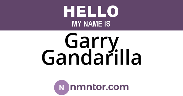 Garry Gandarilla