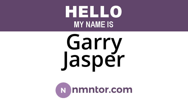 Garry Jasper
