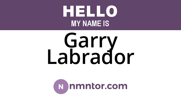 Garry Labrador