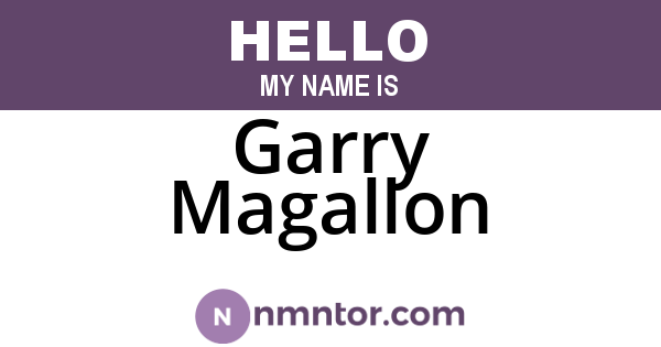 Garry Magallon