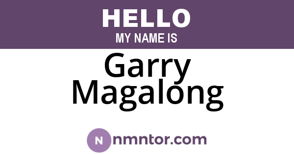 Garry Magalong