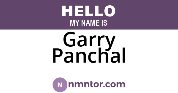 Garry Panchal