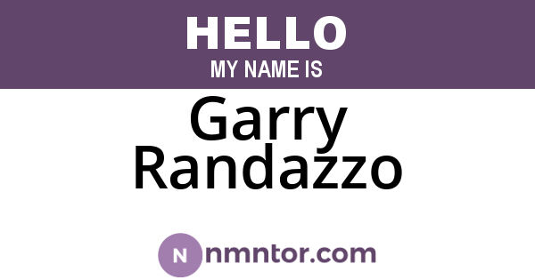 Garry Randazzo