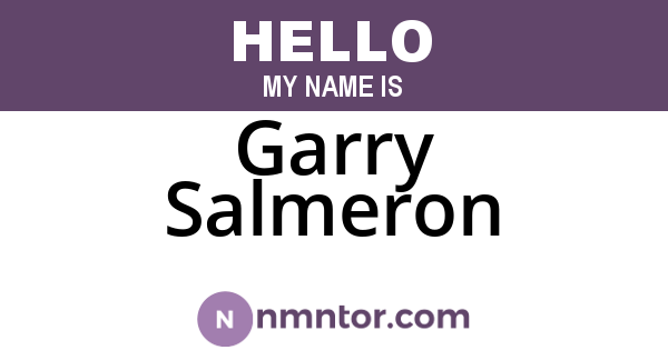 Garry Salmeron