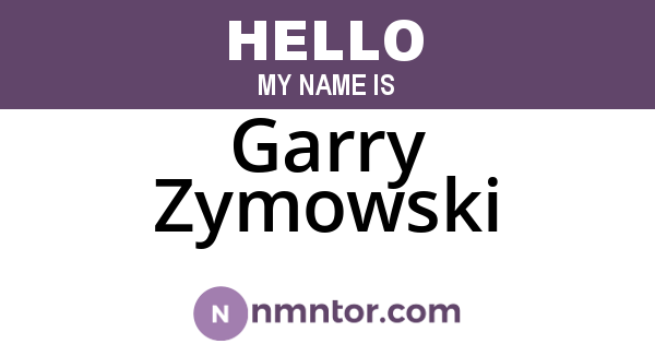 Garry Zymowski
