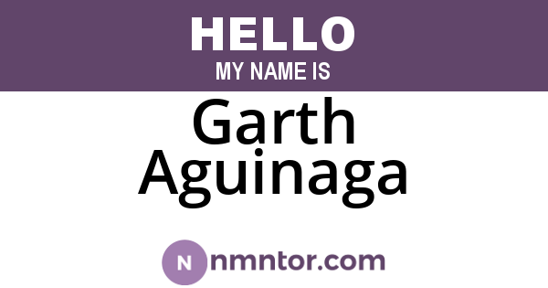 Garth Aguinaga