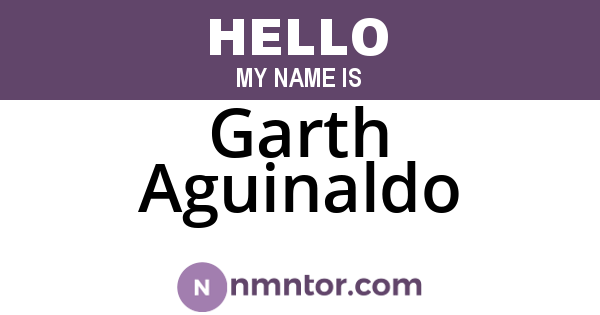 Garth Aguinaldo