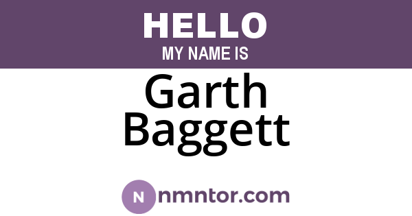 Garth Baggett