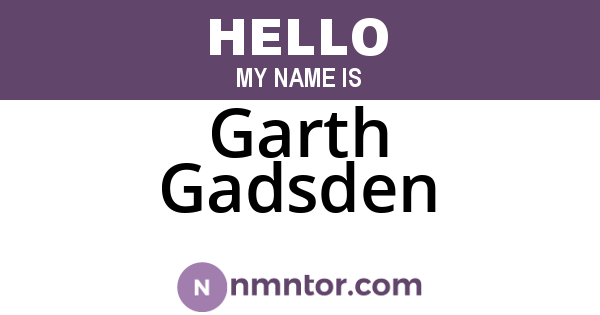 Garth Gadsden