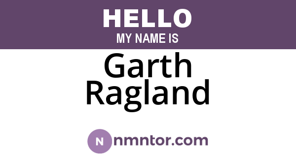 Garth Ragland