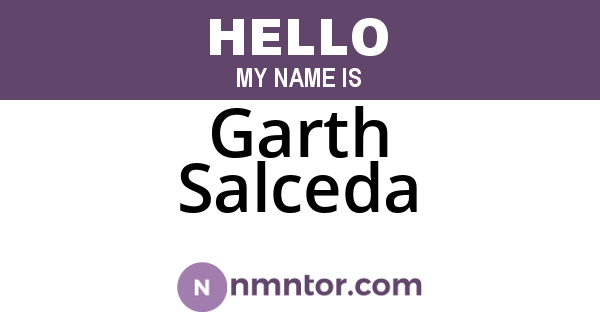 Garth Salceda