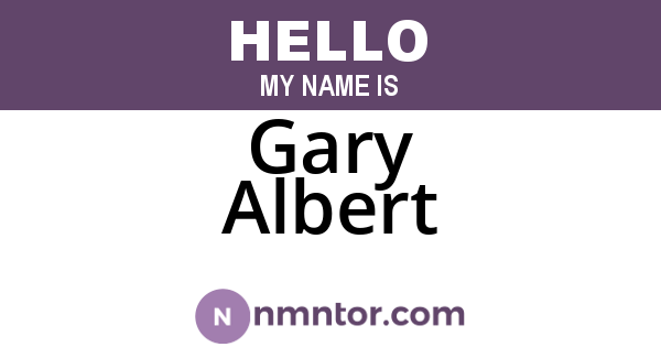 Gary Albert