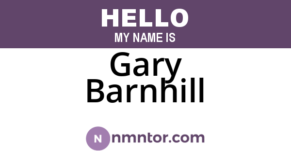 Gary Barnhill