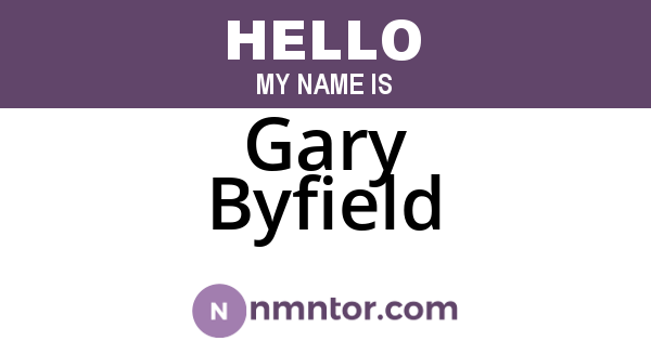 Gary Byfield