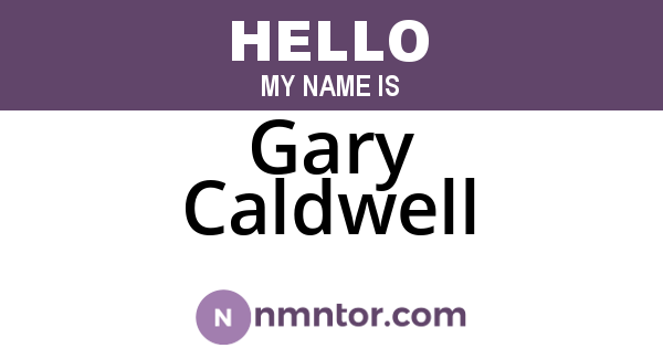 Gary Caldwell