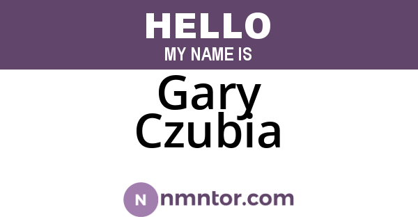 Gary Czubia