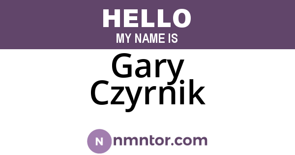 Gary Czyrnik