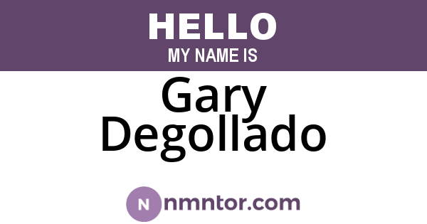 Gary Degollado