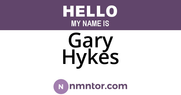 Gary Hykes