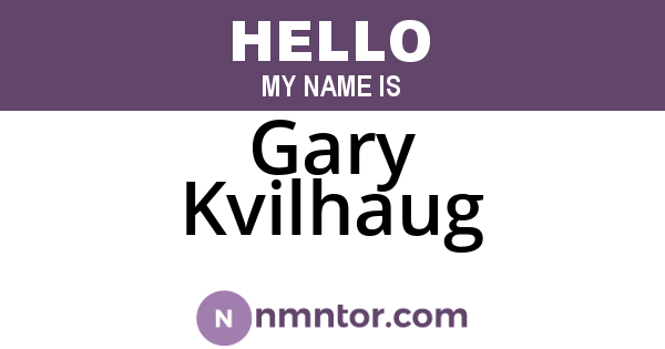 Gary Kvilhaug