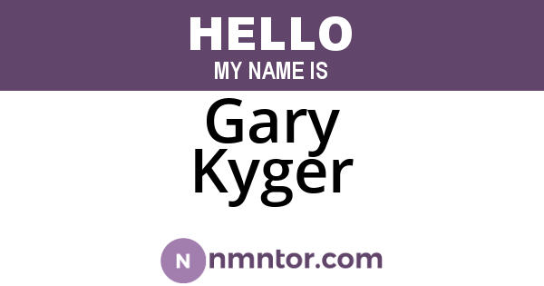 Gary Kyger