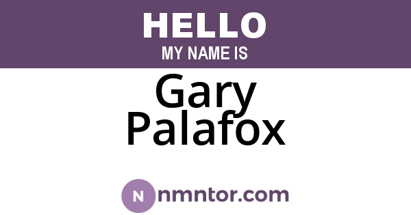 Gary Palafox
