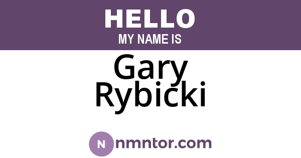 Gary Rybicki