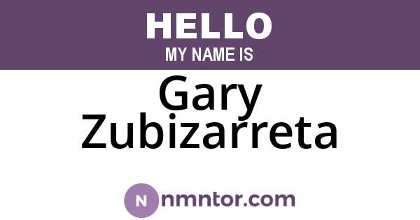 Gary Zubizarreta
